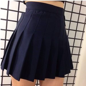 American Apparel Style Black Tennis Skirt Size S